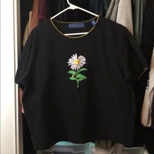 Flower graphic shirt